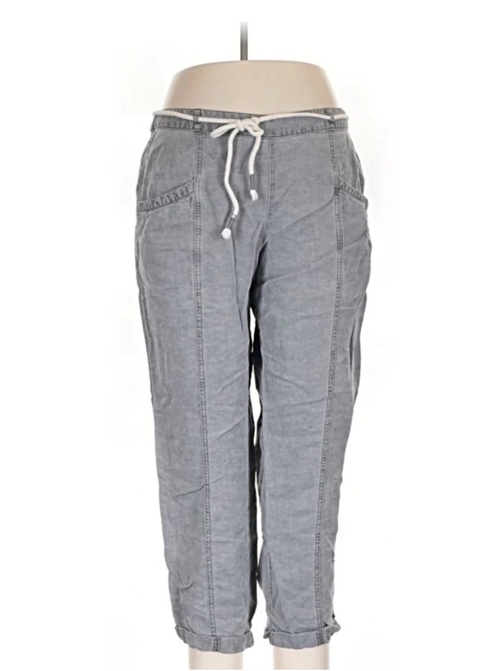C&C California Linen Cropped Joggers